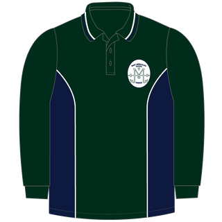 Long Sleeve Panel Polo