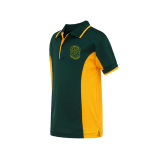 NEW Short Sleeve Polo - Bottle/Gold