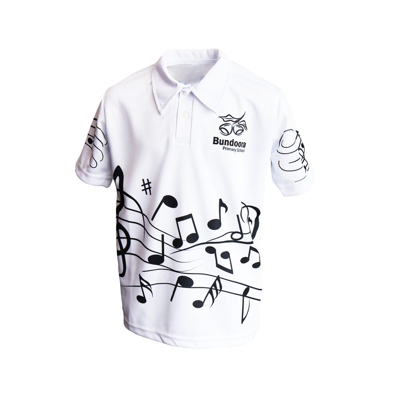 Sublimated Music Polo Shirt