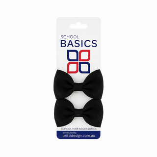 Hair Elastic with Bow (pair)