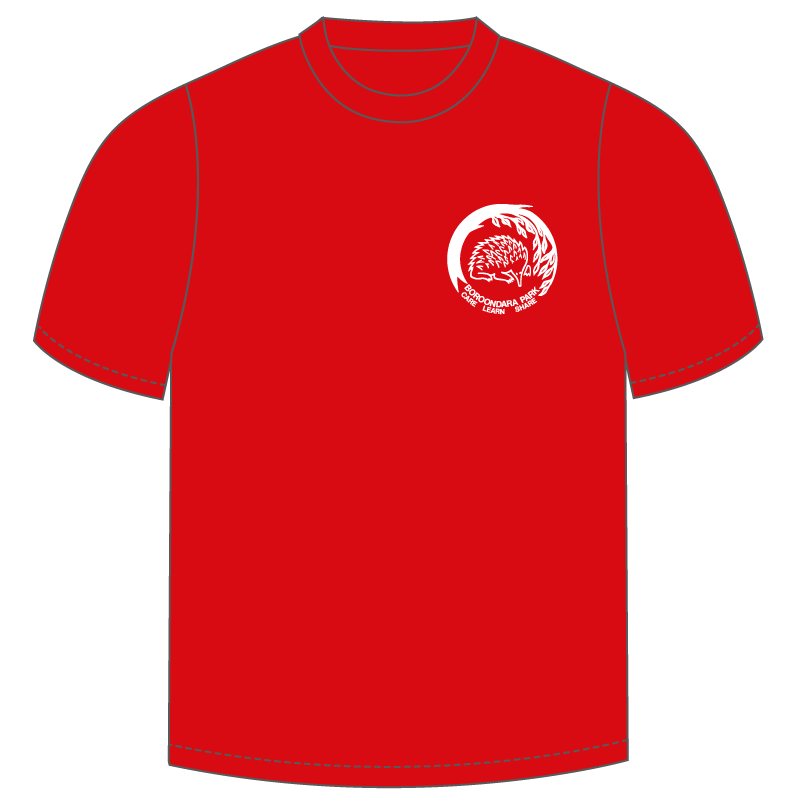 House Sports T-shirt Attunga - Burra Red