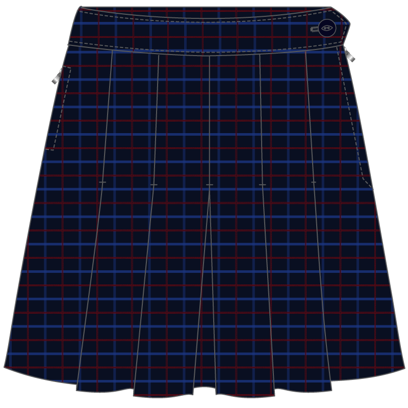 Winter Skirt Box Pleat