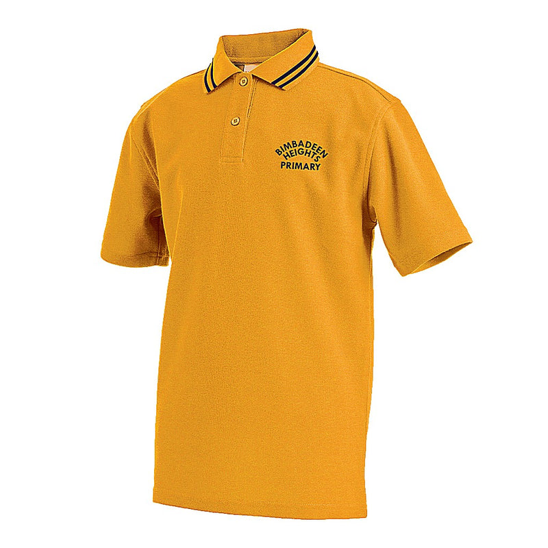 Short Sleeve Polo Shirt - Gold