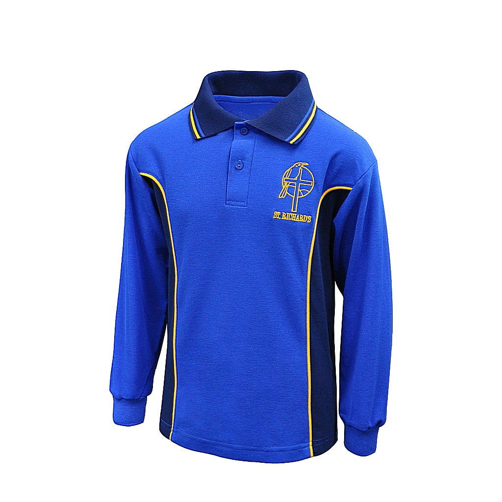 Sports Polo Shirt Long Sleeve